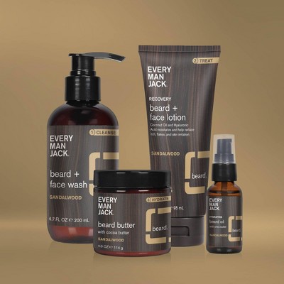 Every Man Jack Sandalwood Beard Collection : Target