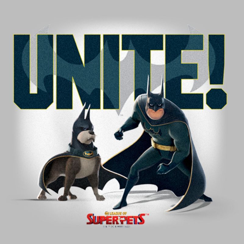 Girl's DC League of Super-Pets Batman and Ace Unite T-Shirt, 2 of 6