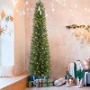 GlasFlength Artificial Trees Christmas Tree Christmas Pine Tree Includes Stand for Indoor Outdoor Party Decorations, Green, 25"*19"*60" - 2 of 4