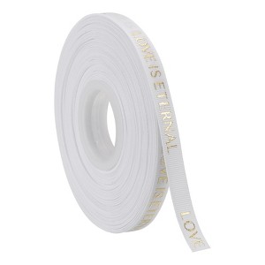 Unique Bargains Gift Wrapping Bouquet Cake Box Love Satin Grosgrain Ribbons 1 Pc - 1 of 4