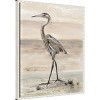 23"x28" The New Egret by Patricia Pinto Framed Canvas Wall Art Print White - Amanti Art: Modern Lithograph, Polystyrene Frame - image 2 of 4