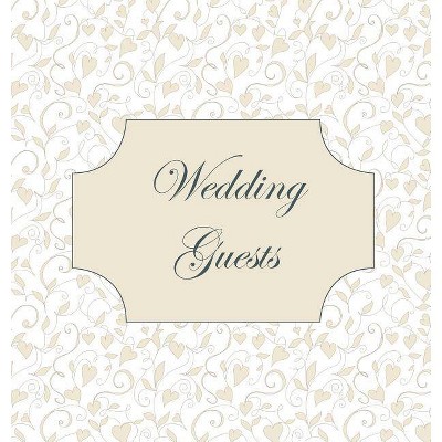 Vintage Wedding Guest Book, Love Hearts, Wedding Guest Book, Bride and Groom, Special Occasion, Love, Marriage, Comments, Gifts, Well Wish's, Wedding
