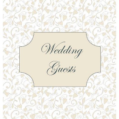 Vintage Wedding Guest Book, Love Hearts, Wedding Guest Book, Bride and Groom, Special Occasion, Love, Marriage, Comments, Gifts, Well Wish's, Wedding