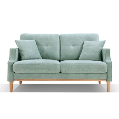 NicBex 56.7 Inch Waterproof Loveseat Sofa,2-Seat Sofa with USB Outlet for Living Room,Small Space,Office,Apartment