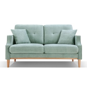 NicBex 56.7 Inch Waterproof Loveseat Sofa,2-Seat Sofa with USB Outlet for Living Room,Small Space,Office,Apartment - 1 of 4