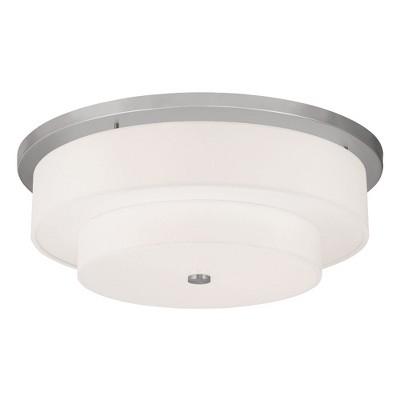 Livex Lighting Meridian 5 - Light Flush Mount in  Brushed Nickel