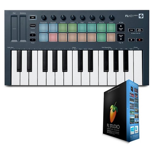 Novation Flkey Mini Midi Keyboard With Fl Studio 20 Signature