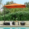 HYLEORY Beeram 96" x 96" Cantilever Umbrella with Counterweight - 4 of 4