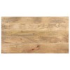 vidaXL Rectangular Coffee Table with Storage Shelf - Solid Mango Wood and Iron - Rustic Brown Farmhouse Style - 3 of 4