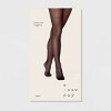 Women's Basketweave Pattern Tights - A New Day™ Black : Target