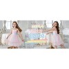 Arshiner Toddler Girls Tulle Dress Rainbow Tutu Birthday Princess Dresses Formal Photoshoot Outfit Summer Clothes - 3 of 4
