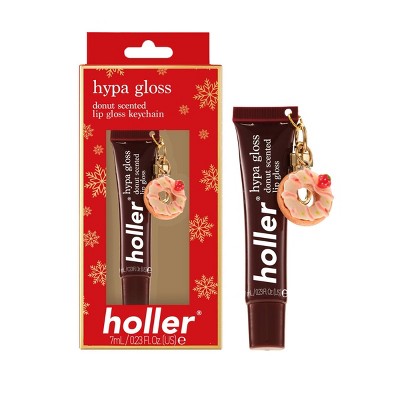 Holler and Glow Hypa Gloss Sweet Glaze Donut Scented Lip Gloss with Charm - 0.23 fl oz