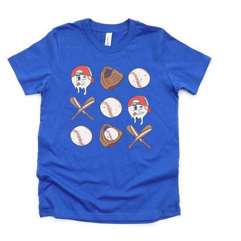 Baseball Shirts | Boys Graphic Baseball Tee L / Royal