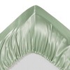 Sapphtopaz Luxury Satin Comforter Set, Bedding Set Fitted Sheet Set with 1 Flat Sheet,1 Fitted Sheet,2 Pillowcase, Machine Washable - 2 of 4