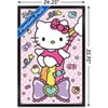 Trends International Hello Kitty: 21 Sugar Rush - Rainbow Framed Wall Poster Prints - 3 of 4