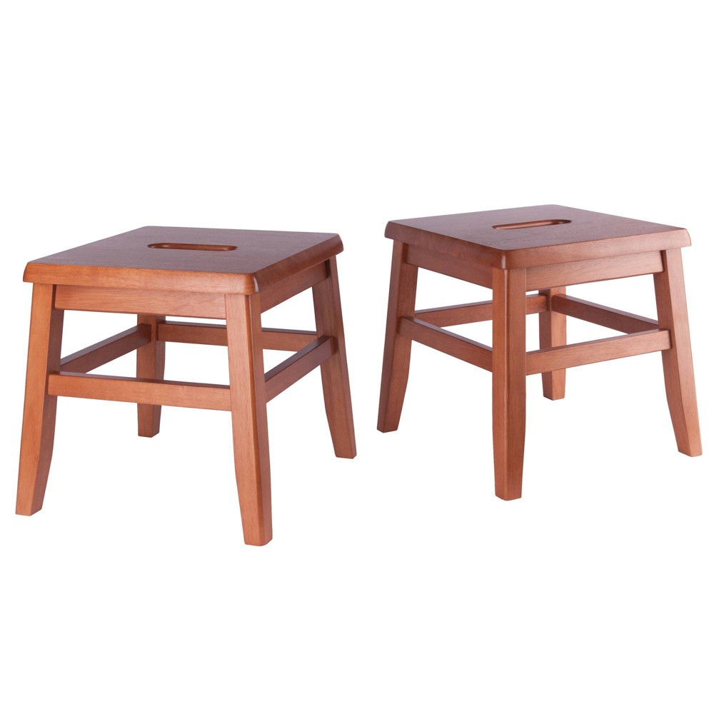 Photos - Chair 2pc Kaya Conductor Stool Teak - Winsome