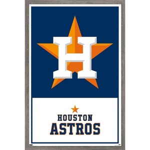 Trends International MLB Houston Astros - Logo 22 Framed Wall Poster Prints - 1 of 4