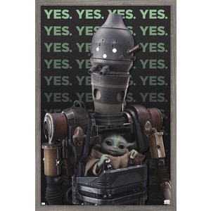 Trends International Star Wars: The Mandalorian Season 3 - Yes Framed Wall Poster Prints - 1 of 4