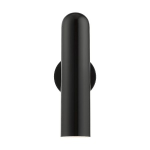 Livex Lighting Ardmore 1 - Light Wall Light in  Shiny Black - 1 of 1