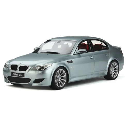 2008 Bmw M5 E60 Phase 2 Silverstone Gray Metallic With Red Interior Limited  Edition To 4000 Pieces 1/18 Model Car By Otto Mobile : Target