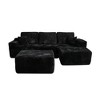 XIZZI Modular Sectional Sofa Couch, L/U-Shape Upholstered Couch, Modern Minimalist Couches for Living Room, Free Combination Deep Seat Corner Couch - 2 of 4