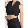 Women's Mirella Miami Zip Front Crop Top - Bloch - 3 of 3