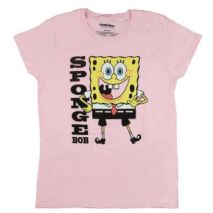 Seven Times Six SpongeBob Squarepants T-Shirt Women's Hands On Hips Character Design Tee - 1 of 4