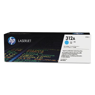 HP Inc. HP 312A (CF381A) Cyan Original LaserJet Toner Cartridge