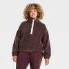 Women's High Pile Fleece 1/2 Zip Pullover Jacket - All In Motion™ - 4 of 4
