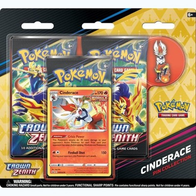 Pokemon TCG: SAS12.5 Crown Zenith Pin Box Collection - Cinderace