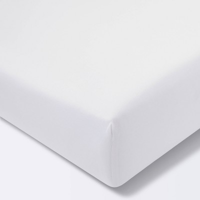 Fitted Crib Sheet Solid - Cloud Island™ White : Target