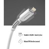 Galvanox Apple MFi Certified iPhone Fast Charger USB-C to Lightning Cable with 18W Wall Plug Adapter for iPhone XR/11/12/13/14/Mini/Pro Max - 3 of 4