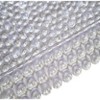 Home Mart Goods 40"x20" Large - Clear Transparent Bubbles Vinyl Non-Slip Bathtub Shower Mat With Suction Cups - 2 of 3