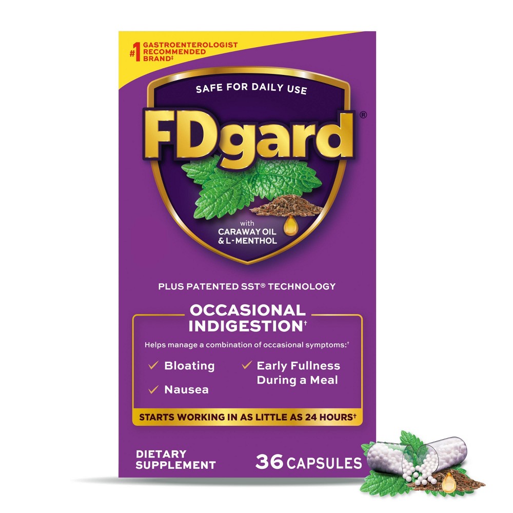 UPC 369266000361 - FDgard Digestive Capsules - 36ct | upcitemdb.com