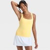 Women's Everyday Soft Square Neck Support Tank Top - All In Motion™ - 3 of 3