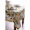 Design Imports  Lemon Bliss Printed Tablecloth, Lemon Bliss, 52X52" - 4 of 4