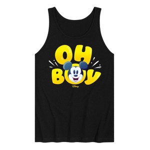 Men's - Disney - Oh Boy Mickey Face Graphic Tank Top - 1 of 3