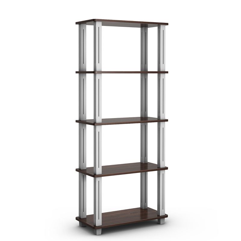 Tangkula 5-Tier Storage Rack Display Shelves Bookshelf for Home Office, 5 of 8