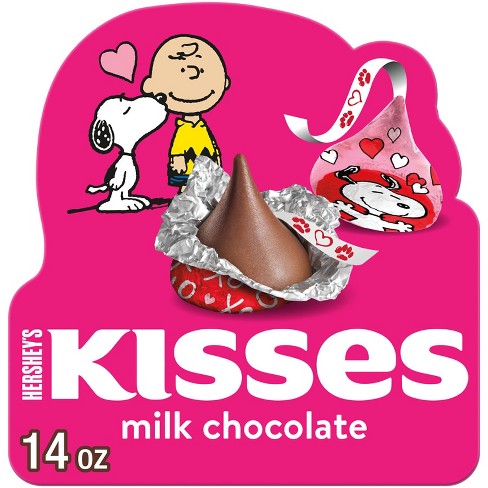 Hershey's Kisses Valentine's Day Milk Chocolate Snoopy & Friends Candy Gift Box - 14oz - image 1 of 4