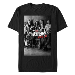 Men's Marvel: Guardians of the Galaxy Vol. 2 Black and White Obviously Poster T-Shirt - 1 of 4