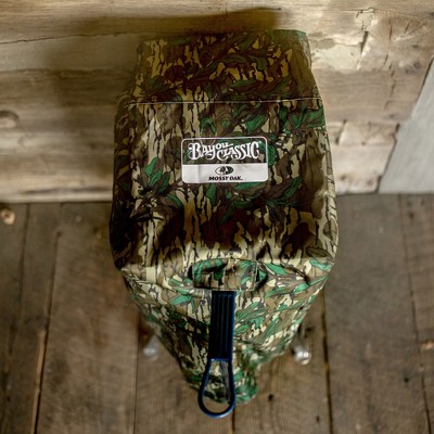 Mossy Oak Greenleaf Camouflage Outdoor Fryer Cover with Zipper Closure