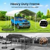 XBRIGH 12x20 Ft Carport, Heavy Duty Metal Car Port, All-Weather Protection, Easy Assembly for Cars, Trucks, Boats, Tractors, and Outdoor Storage - 3 of 4