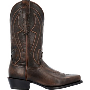 Men's Durango® Santa Fe™ Whiskey Barrel Brown Western Boot - 1 of 4