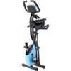 VisioGear Folding Exercise Bike with Adjustable Resistance, Arm Bands and Backrest, Blue, 25"*19.7"*47.6" - 2 of 4