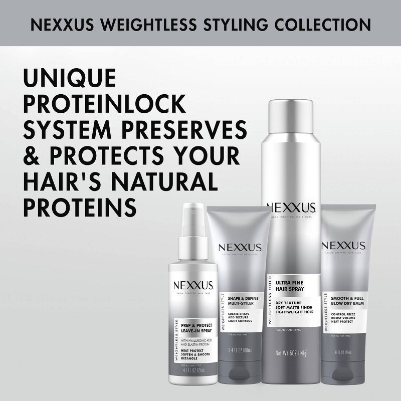 Nexxus Weightless Style Prep &#38; Protect Leave-In Hair Spray - 4.1 fl oz, 5 of 15