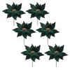 Melrose Poinsettia Stem (Set of 6) - 2 of 3