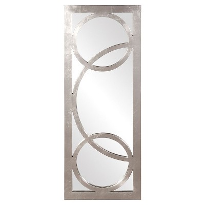 Rectangle Dynasty Decorative Wall Mirror Silver - Howard Elliott