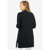 Jessica London Women's Plus Size Fine Gauge Cardigan Topper - 3 of 4