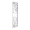 Howard Elliott 46.5"x15.75" Framed Aldrich Mirror Matte White: Modern Style, MDF & Glass, Wall Mount - 2 of 4