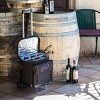 NFL Buffalo Bills Cellar Six Bottle Wine Carrier and Cooler Tote with Trolley - 4 of 4